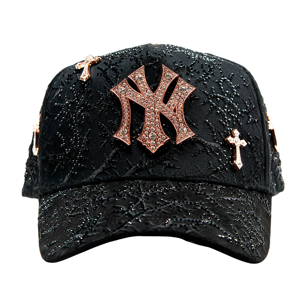 AURALLISS OBSIDIAN CROSS CAP
