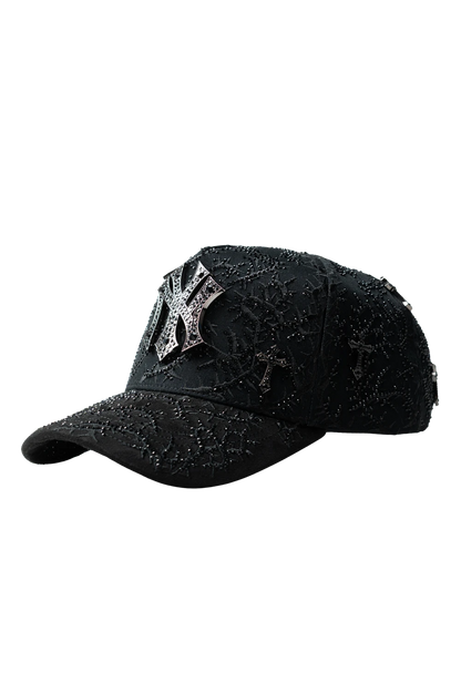 AURALLISS OBSIDIAN CROSS CAP