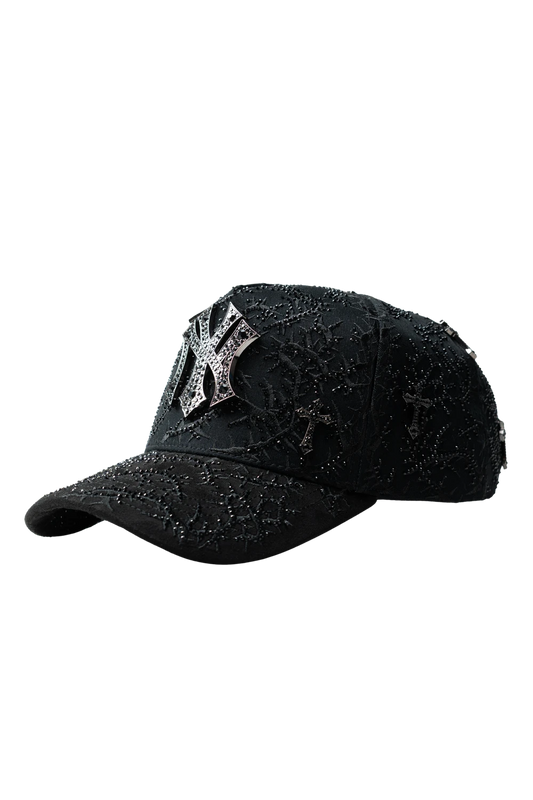 AURALLISS OBSIDIAN CROSS CAP