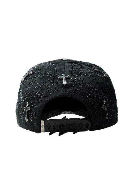 AURALLISS OBSIDIAN CROSS CAP