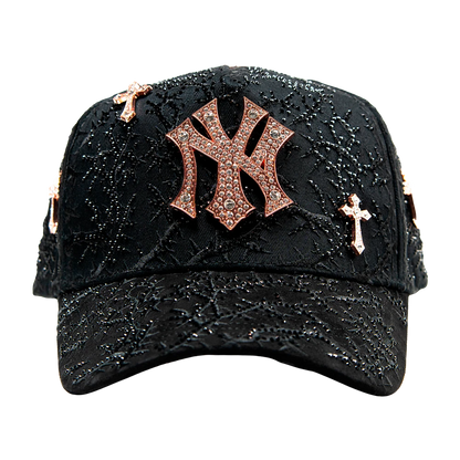 AURALLISS OBSIDIAN CROSS CAP