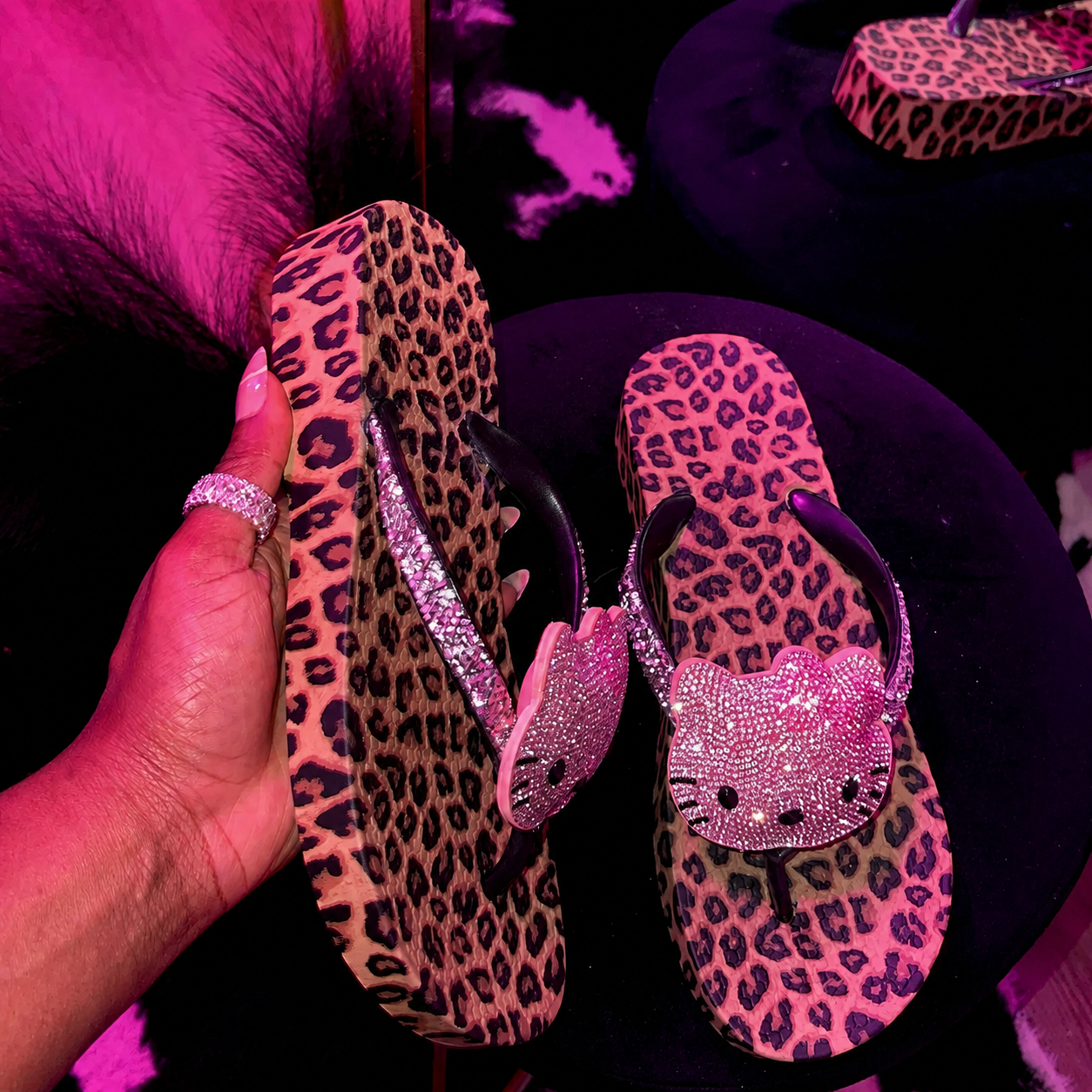 Cheetah HK Flip Flops