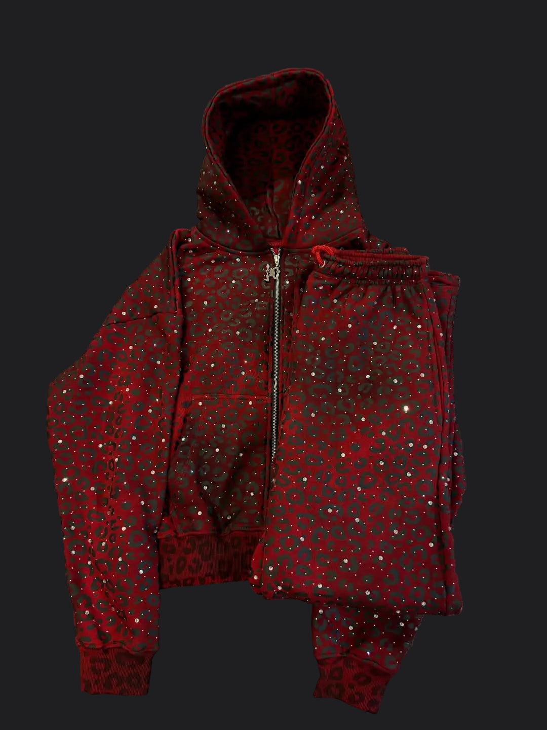 Emerald Leopard Tracksuit